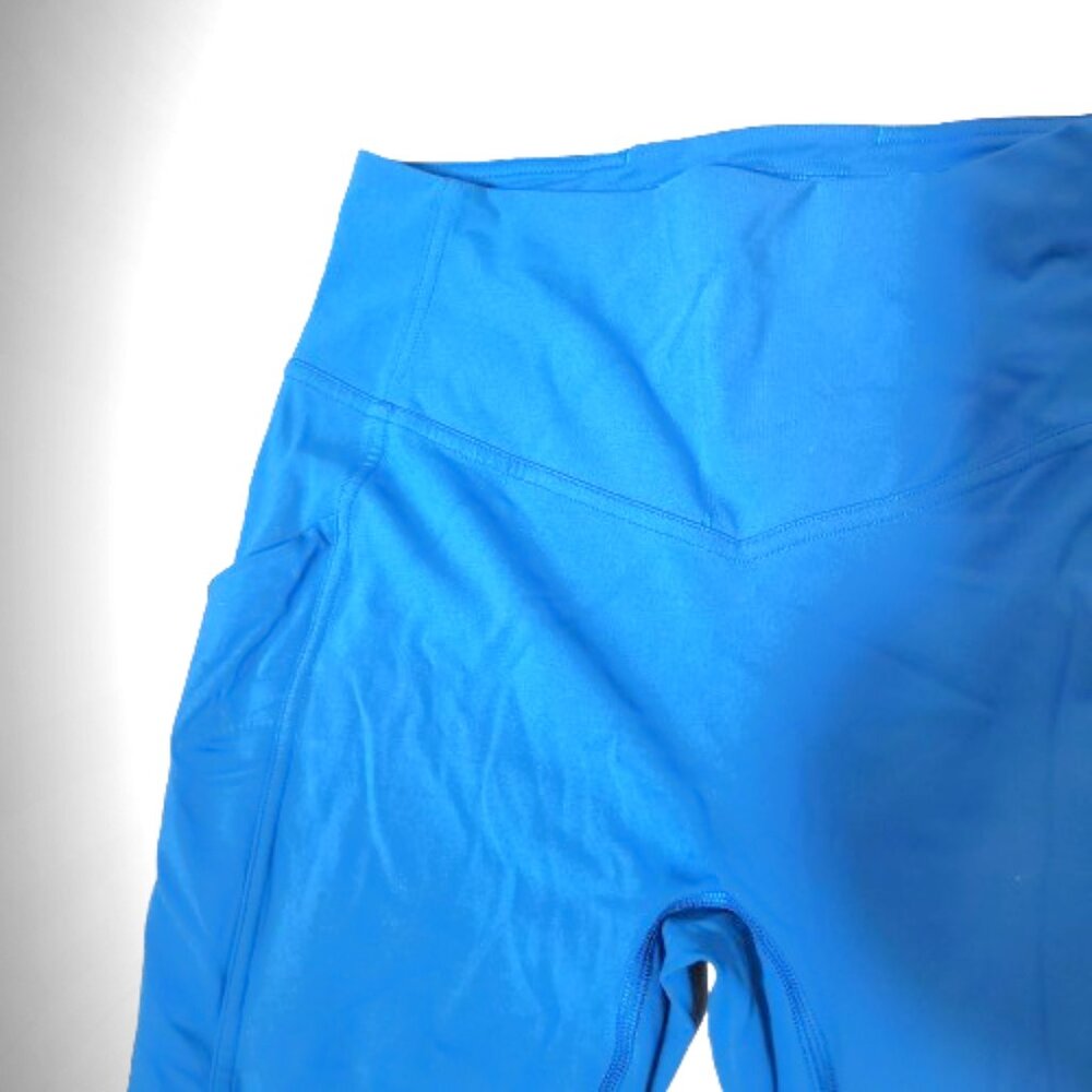 Lululemon Blue High-Rise Leggings w/ Side Pockets (Size 8) - Picture 4 of 11